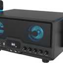 RHM L268 Karaoke Machine, Connect to TV via HDMI & Optical, Support 4 Mics & Bluetooth Connection, with Adjustable Treble and Bass, Powerful Sound & RGB Lights for Home Party