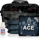 Iconic | ACE Pro Cornhole Bags + PRO Kits | Dual Sided Slick Stick All Weather | Optional Bag Break in and Carrying Case | Set of 4