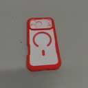 Diaclara Magnetic Designed for iPhone 17 Pro Max Case Full Body Bumper,[Compatible with MagSafe] Military Drop Proof Cover with Built-in Touch Sensitive Anti-Scratch Screen Protector,Red