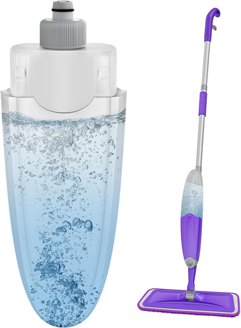 HOMTOYOU Replacement Bottle for Multiple Cleaner: Refillable Mop Accessories Only Suitable for HOMTOYOU Spray Mop - Reusable Premium Leak Free - Add Your Own Solution