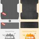 for Chevrolet Silverado/GMC Sierra 1500 2014-2018 Floor Mats Truck Bed Mat Tailgate Mat (Only 6.6FT) All Weather TPE Tech Bed Liner for Silverado/Sierra 2500HD/3500HD 2015-2019 Automotive Accessories