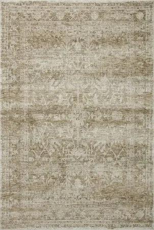 Amber Lewis x Loloi Honora Khaki / Beige 18" x 18" 