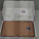 PFAS Free Mocha Linen Curtains 96 inch Length 2 Panels Set Burg 100% Blackout Long Drapes for Bedroom Living Room Blackout Darkening Curtain Thermal Insulated (52x96 inch,Mocha)