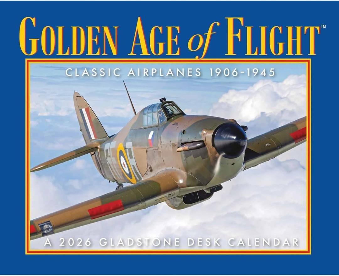 Gladstone Media, Golden Age of Flight 2026 Boxed Calendar