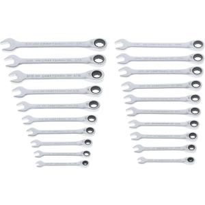 CRAFTSMAN 20 Piece Ratcheting Combination Wrench Set, SAE/Metric (CMMT87220)