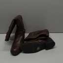 DREAM PAIRS Women's Knee High Riding Pirate Boots, Comfortable Low Chunky Heel Flat Motorcycle Buckle Boots for Women 8.5