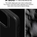Ringke Fusion Bold for iPhone 15 Pro Case, Textured Sides for Grip, Anti-Yellowing Technology, Clear Back to Show Phone Color - Black