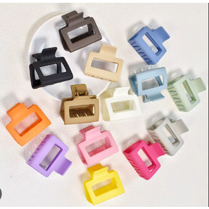 Cobinaan Medium Hair Clips for Women Girls, 2 x 1 x 1.8 inch, 10 pcs Neutral Color, Claw Hair Clips for Thin/Medium Thick Hair, Hair Jaw Clips Nonslip Clips