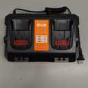 Battery Charger Station Replacement for Dewalt Battery Charger DCB102 Comaptible with Dewalt 12V/20V Max Battery Black