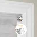 Spring Tension Curtain Rod Adjustable 22 to 36 Inch, 2 Pack, Nickel