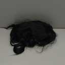 AISI HAIR Black Wig for Women, Long Wavy Lace Hairline Middle Part Synthetic Heat Resistant Wig for Daily Party-26 Inch