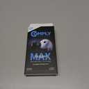 Comply TrueGrip MAX | Premium Memory Foam Replacement Earbud Tips for Apple AirPods Pro Gen 3 | Long Lasting Comfort, MAX Durability, Secure Fit, Superior Noise Isolation| Black (Small) (3 Pairs)