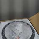 Black Rattan Ceiling Light, HWH 24W LED Flush Mount Close to Ceiling Light, 16'' Boho Light Fixtures Ceiling Twine Coastal Lighting Fixtures for Bedroom Hallway 5CCT Remote Control, 5HYS78MF-LED BK (15.7 Inch)