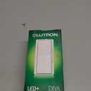 Lutron Diva LED+ Dimmer Light Switch for Dimmable LED, Halogen, and Incandescent Bulbs, 150 Watt, Single-Pole or 3-Way, DVCL-153P-LA, Light Almond