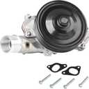 IRONTREE LR033993 Professional Water Pump Kit with Gasket Compatible with 2010-2022 Land Rover Range Rover Sport Discovery Velar LR4, 2010-2024 Jaguar F-Pace XF XE F-Type XJ XK XKR XJR, # 144-2060