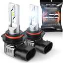 SEALIGHT H10 LED Fog Light Bulbs or DRL, 12000LM 9140 9145 Fog Lights LED Bulbs 600% Brightness Upgrade, 1:1 Size 100% Successful Installation for Trucks Cars, Interior Lighting, Pack of 2 (White)