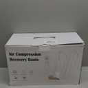 Air Compression Leg Massager, Professional Sequential Foot & Full Leg Massager for Circulation and Pain Relief, Fast Recovery Compression Boots for Athletes, Gifts for Men Women (Black)