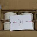 LE TAUCI Ramekins 6 oz, Ramiken for Creme Brulee, Lava Cake,Pudding, Souffle, Small Sauce Bowl,Ceramic Baking Dishes- 4 inch, Set of 4, Arctic White