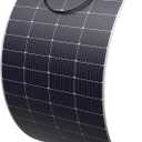Solarapex 200watt Flexible Solar Panel -Lightweight Mono Solar with ETFE Coating, IP68 Waterproof, Fiberglass Protection for 12V Battery Charging in RV, Boat, Marine, Camping & Off-Grid(200W)