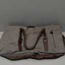 Weekender Overnight Bag Carry On Bag Travel Bag with Shoe Pouch (Color, Grey)