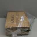 Modern Floor Lamp, 3-Ways Dimmable Standing Lamp with Linen Shade, Adjustable Height, Foot-Step Switch, Reading Lamp for Living Room, Bedroom, Office, 9W Bulb Included (Black)