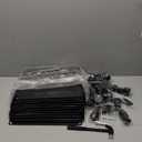 6-Cube Storage Organizer, Closet Organizer Storage Cabinet Shelf Bookcase Bookshelf with Metal Hammer, Storage Cubes Organizer Cabinet for Kids, Closet, Bedroom, Bathroom(11.8x11.8x11.8 inch)Black