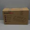 Bonsenkitchen Vacuum Sealer for Food, EasyLock Handle Vacuum Sealer Machine with Bag Clip, Builtin Cutter and Bag Storage for Sous Vide and Meal Prep, 1 Roll Bag & 10 PreCut Bags, Silver