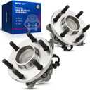 KAX 515064 2PCS Front Wheel Hub Bearing Compatible with Nissan Frontier 2005-2023 RWD,W/ABS 6 Lugs Wheel Bearing and Hub Assembly