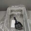 Stainless Steel Litter Box Extra Large for Big Cats and Multi-Cats | Jumbo Extra Large Metal Cat Box with High Sided Lid, Anti-Urine Leakage, Non-Stick,Include Litter Scoop (Dark Gray)