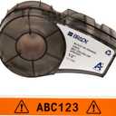 Brady Authentic (M21-500-595-OR) All-Weather Vinyl Label for Indoor/Outdoor ID, Lab and Equipment Labeling, Black on Orange- For M210, M210-LAB, M211, BMP21-PLUS and BMP21-LAB Printers, .5" W, 21' L