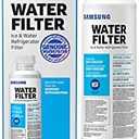 SAMSUNG Genuine Filter for Refrigerator Water and Ice, Carbon Block Filtration for Clean, Clear Drinking Water, 6-Month Life, HAF-CIN/EXP, 1 Pack