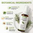 Rosemary Oil Hair Growth Spray, Thickening Hair & Scalp Serum, Nourishing Formula with Castor, Batana, Biotin for Hair Growth, Promotes Fuller Follicles for Women & Men  All Hair Types (2 Oz, 1 Pack)