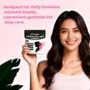 Women's Probiotic Gummies for Feminine Health & Balance, Natural Pineapple Flavor, Digestive Support, 60 Count (1)