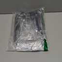 AURUZA Clear Makeup Bag,Portable Travel Toiletry Bags with Zipper, TSA Approved Clear Organizer Bags, PVC Cosmetic Pouch for Airport Airline Compliant (4 Packs Black)