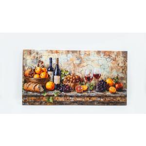 Canvas Wall Art For Living Room Wall Decor For Bedroom Kitchen Wall Decoration Wine Glass Landscape Painting Farmhouse Pictures Artwork Room Aesthetic Home Decor, 24x48