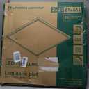 Lithonia Lighting CPANL 2x2 LED Flat Panel Light, 2 ft. by 2 ft. LED Light Panel, Ceiling Lighting Fixture, 3300 Lumens, 3500K/4000K/5000K Switchable CCT, Includes Direct Ceiling Mount Bracket, White