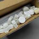 AWTATOS Cube Storage Organizer, Storage Cubes Shelves Bookshelf, 6 Cube Closet Organizers and Storage, DIY Stackable Plastic Clothes Organizer Shelving for Bedroom, Home, White