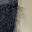 Bathroom Rugs Non Slip Washable, Ultra Thick Soft Microfiber Absorbent Bath Mats, High Density Foam Latex Non Slip Backing Bath Rugs, Fluffy Floor Carpet for Tub&Shower 24x17, Navy