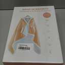 HOW'S MY HOUSE Wearable Heated Throw Blanket, 40"x70" Electric Heated Wrap Poncho Shawl & Hoodies with Pockets, 6 Heating Levels & 12-Hours Timer, Machine Washable with ETL Certification, Tan