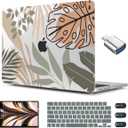 CISSOOK Compatible with MacBook Air 13.6 inch Case 2025 2024 2022 Release A3240 A3113 A2681, Tropical Hard Shell Case with Keyboard Cover for MacBook Air 13 inch M2 M3 M4 Chip