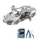 feiwo DIY 3D Car Metal Model Puzzle 3D Laser Cut Jigsaw Craft Kits 3D Metal Model Kit for Adults Birthday Gift Collection Brain Teaser Puzzles