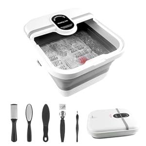 Pedicure Foot Spa, Foot Spa Bath Massager with Heat, Collapsible Bath Soak Tub, Portable for Any Casual Scene to Help You Relax, Mothers Day Fathers Gifts, Gifts for Women Men