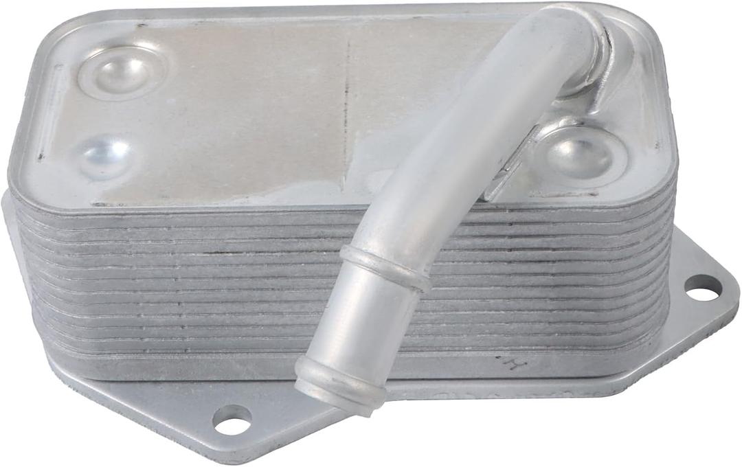 Engine Oil Cooler Assembly Compatible with 128i 228i 320i 328i 428i 525i 528i 640i X1 X3 X5 X6 Z4 2006-2019 Engine Aftermarket Replacement Part # 11427525333 1142-7525-333