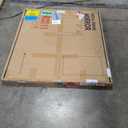 TETOTE Bathroom Mirror for Over Sink Brushed Nickel Beveled Frame 42" x 36" Rectangle Bathroom Vanity Wall Mirror, Tempered Glass, Stronger Frame, Modern Farmhouse Bedroom, Entryway, Living Room