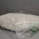 LOCHAS Luxury Bathroom Rug Shaggy Bath Mat 24 x 70 Inch, Washable Non Slip Bath Rugs for Bathroom Shower, Soft Plush Chenille Absorbent Carpets Mats, Cream White