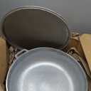 IMUSA GAU-80508 Jumbo Traditional Natural Caldero for Cooking and Serving, 18 Quart, Silver