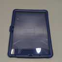 Soke Case for iPad Air 11-inch M3/M2 (2025/2024), iPad Air 5th/4th Generation 10.9-inch (2022/2020), with Built-in Screen Protector and Kickstand, Rugged Full Body Protective Cover - Navy