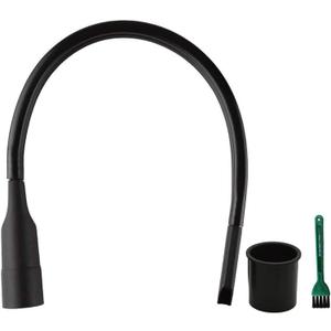 EZ SPARES Flexible Crevice Cleaning Tool 25inch Replacement,Vacuum Hoses Accepting 1-1/4",1-3/8" Attachment for Home Car Detailing Removable Brush Head Univeral,Deep Reach Precision Cleaning