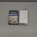 BESTTEN 2 Pack Dimmer Light Switch, Universal Lighting Control, Single Pole or 3 Way, Compatible with LED Dimmable Lamp, CFL, Incandescent, Halogen Bulb, Decorator Wallplate Included, UL Listed, White (Standard)