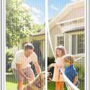 Magnetic Screen Door, Heavy Duty Door Screen Magnetic Closure Keep Bugs Out,Pet & Kid Friendly，Hands Free Door Screen Fit Door Size 32 x 80 Inches White